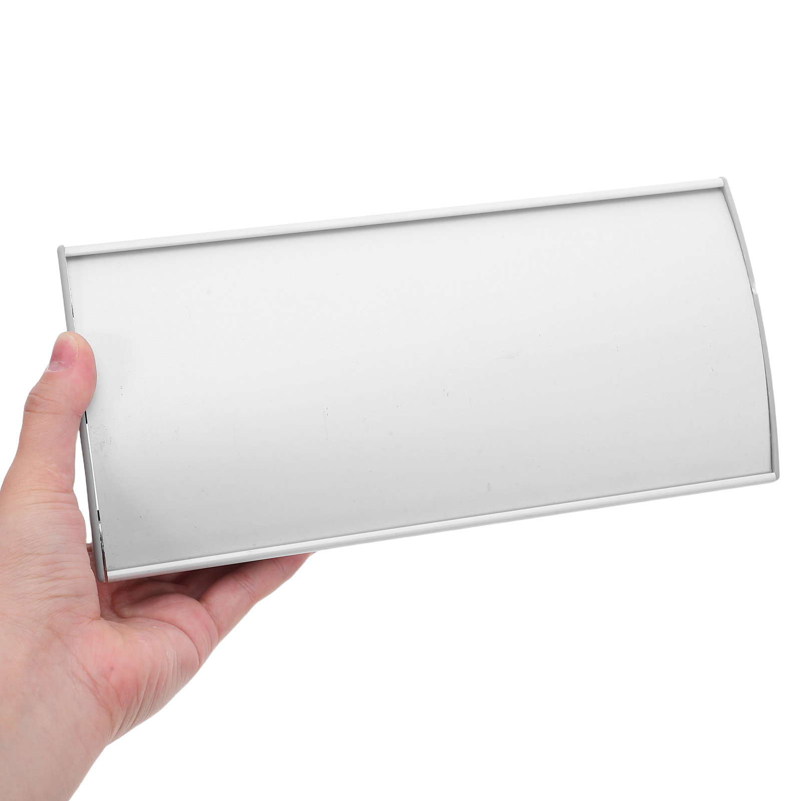 Desk Name Plate - Blank Arched Office Name Plate Holder