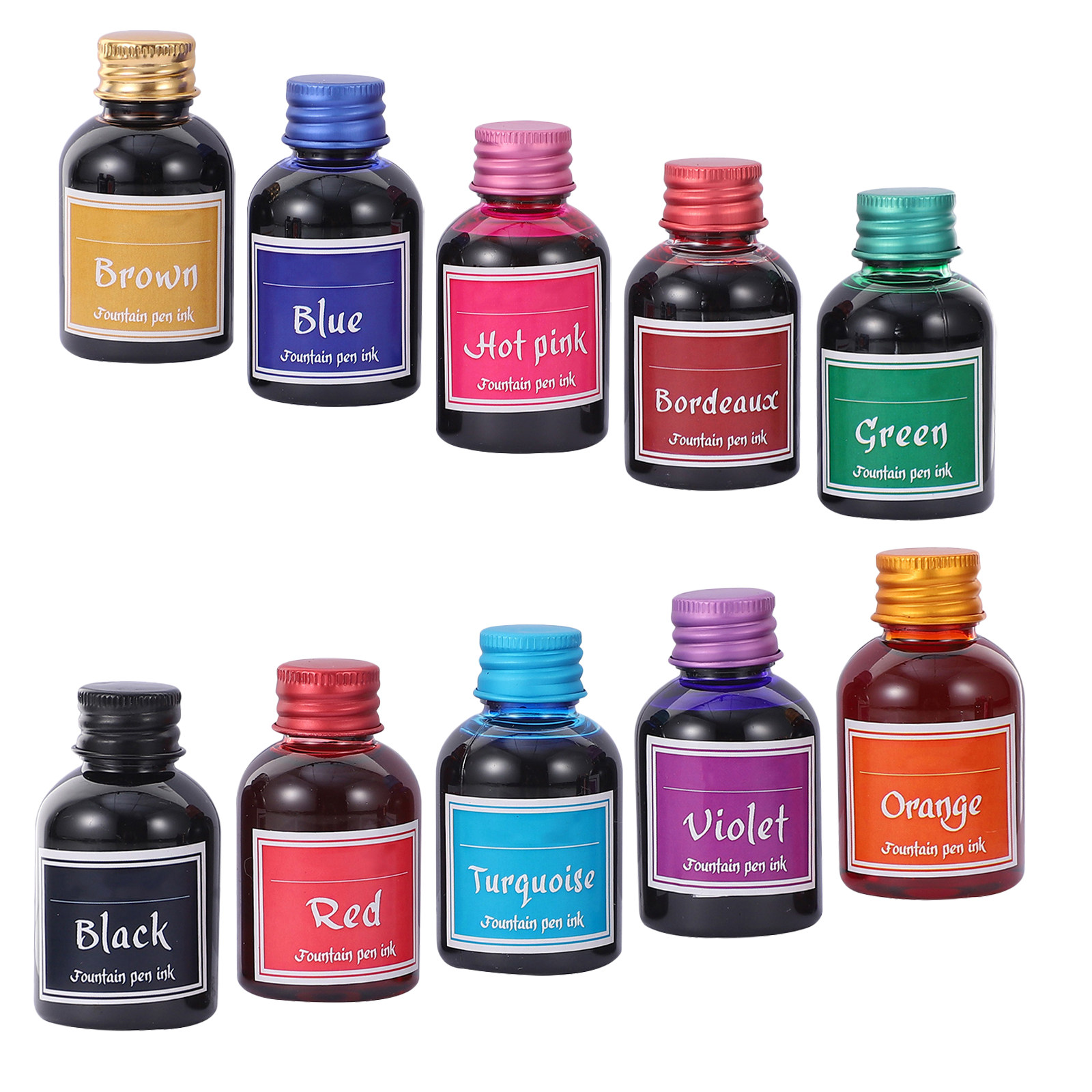 10 Bottles Smooth-Flow Fast-Dr - Calligraphy Ink Bottle review and price