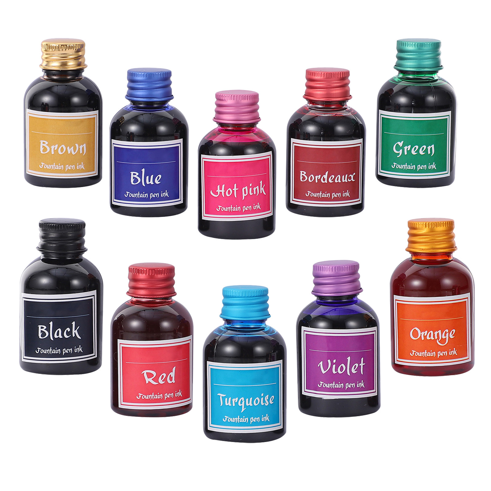 10 Bottles Smooth-Flow Fast-Dr - Calligraphy Ink Bottle review and price